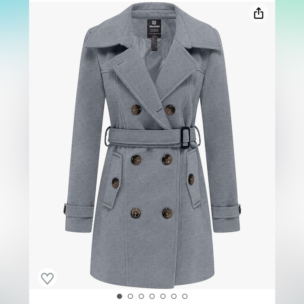 Wantdo Women's Pea Coat Size XL